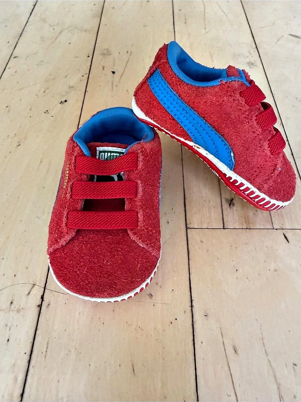 PUMA Kids Red & Blue Sneakers